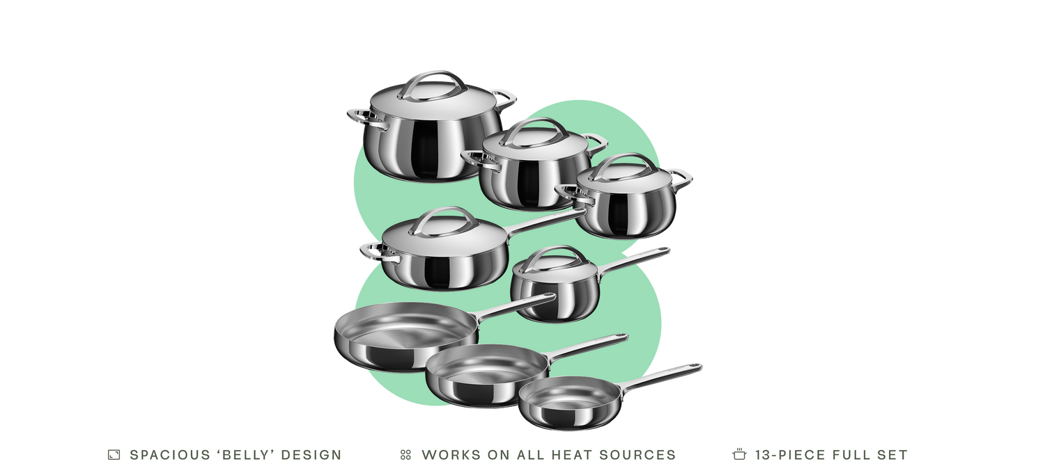 Quick-features-belly-full-house-13-piece-cookware-set-stainless-steel-desktop