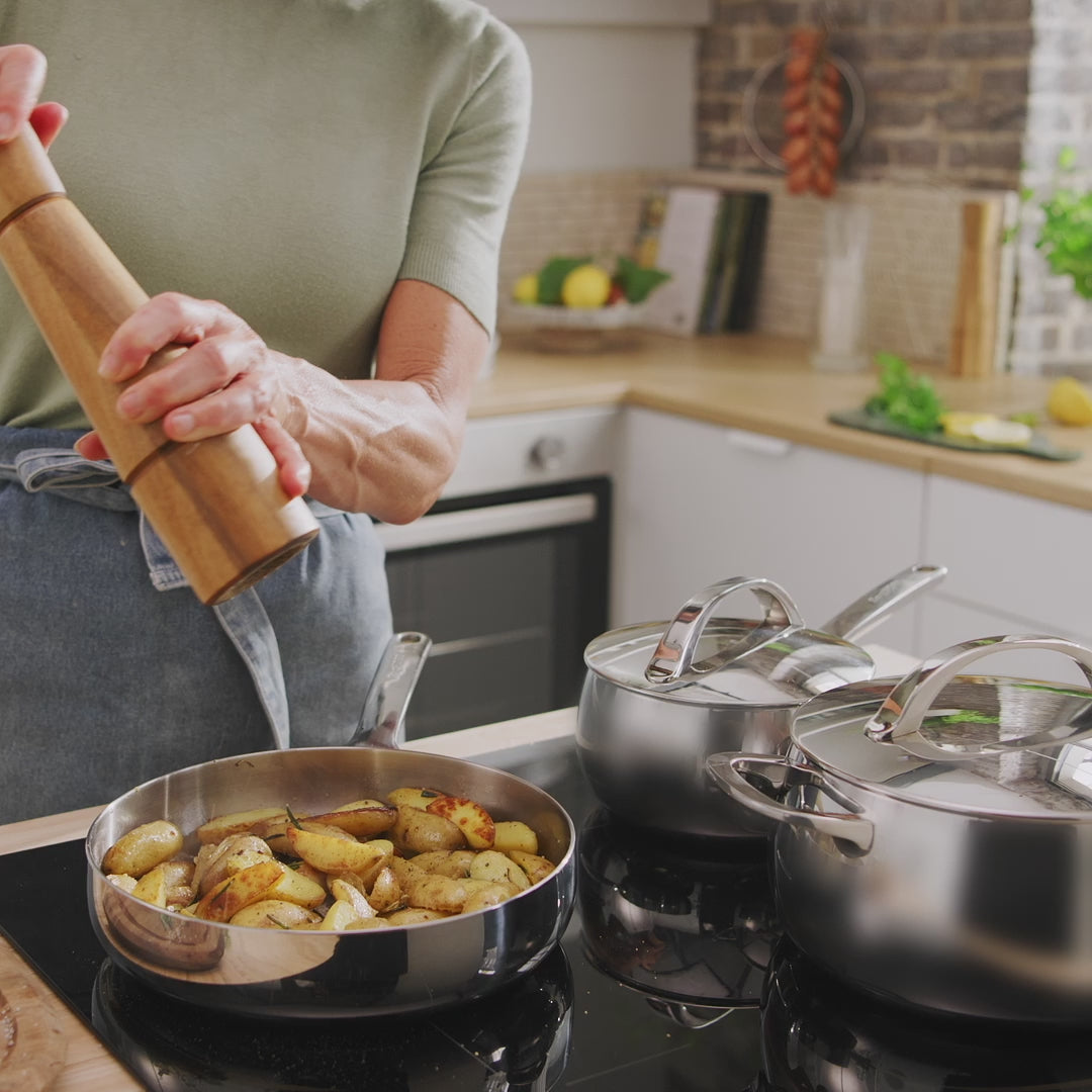 Load video: Belly-cookware-essentials-5-piece-stainless-steel-video
