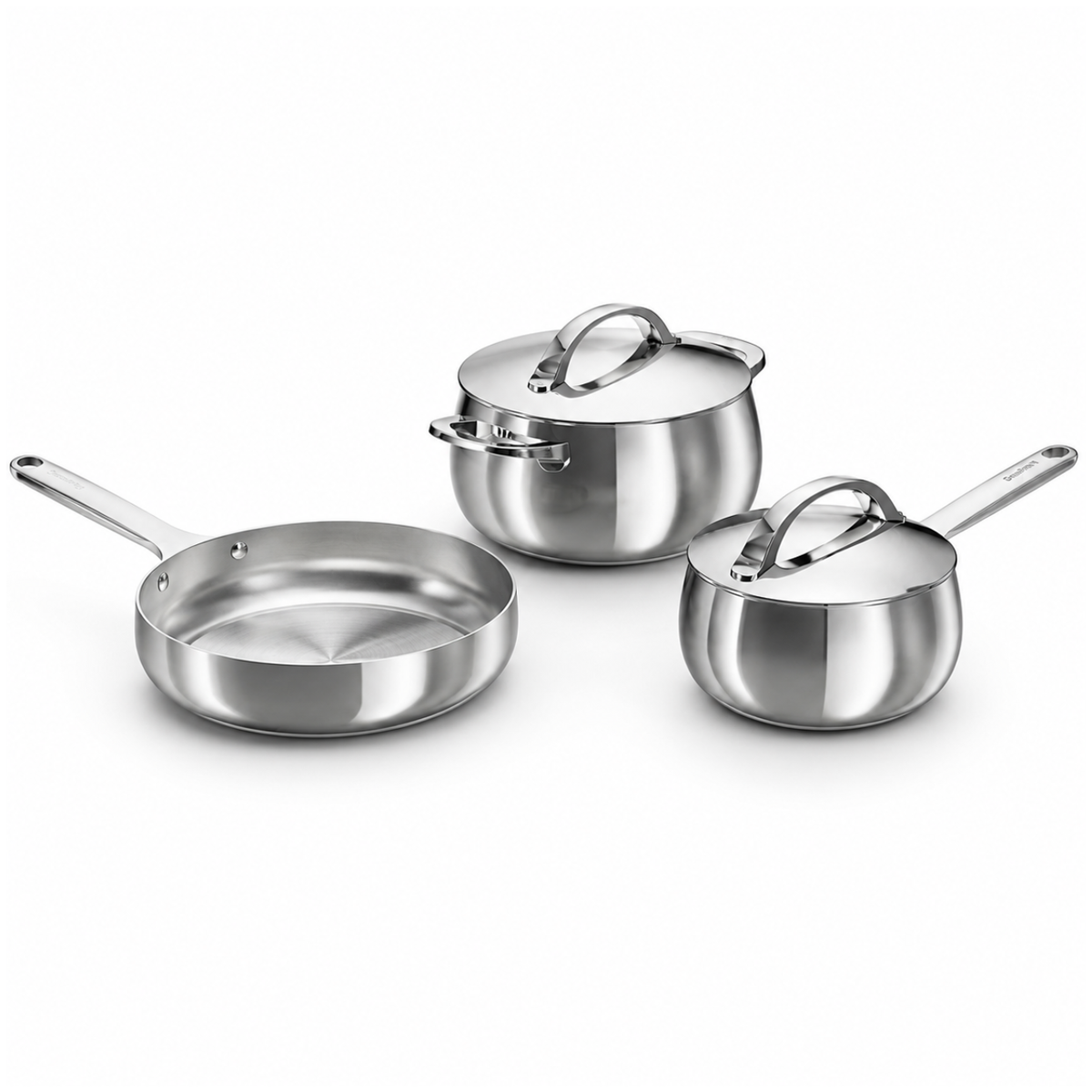 Stainless Steel Cookware Set (5-Piece) | Everyday Cooking | Belly