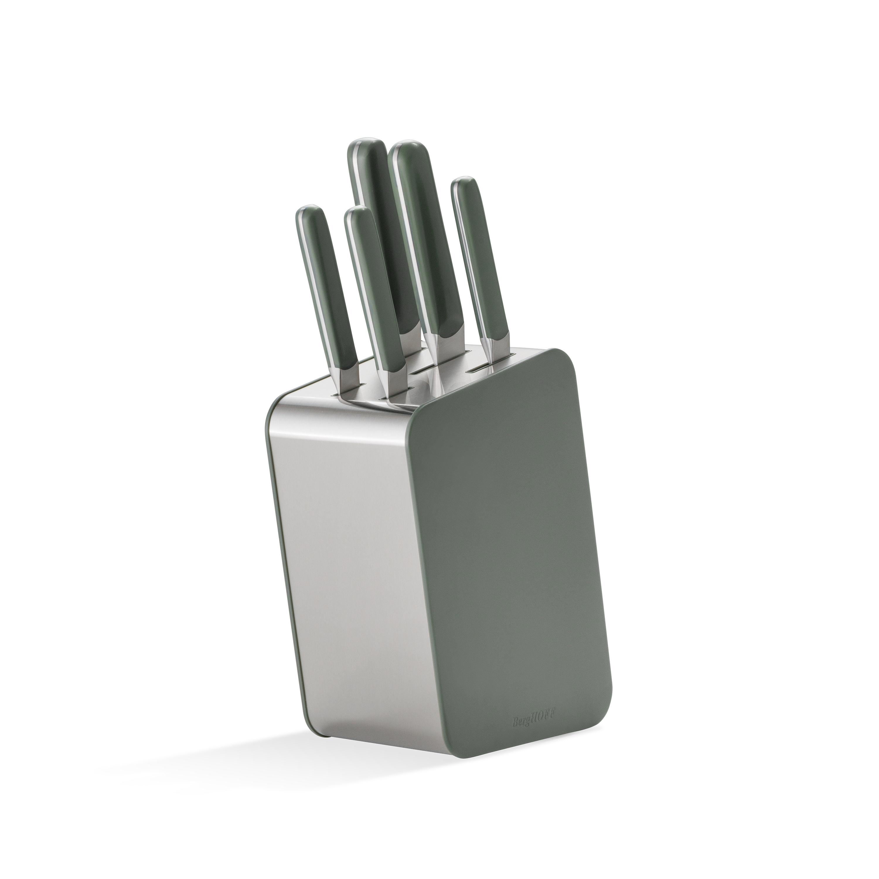 Elements-Knife-Block-set-6-piece-khaki-main-image