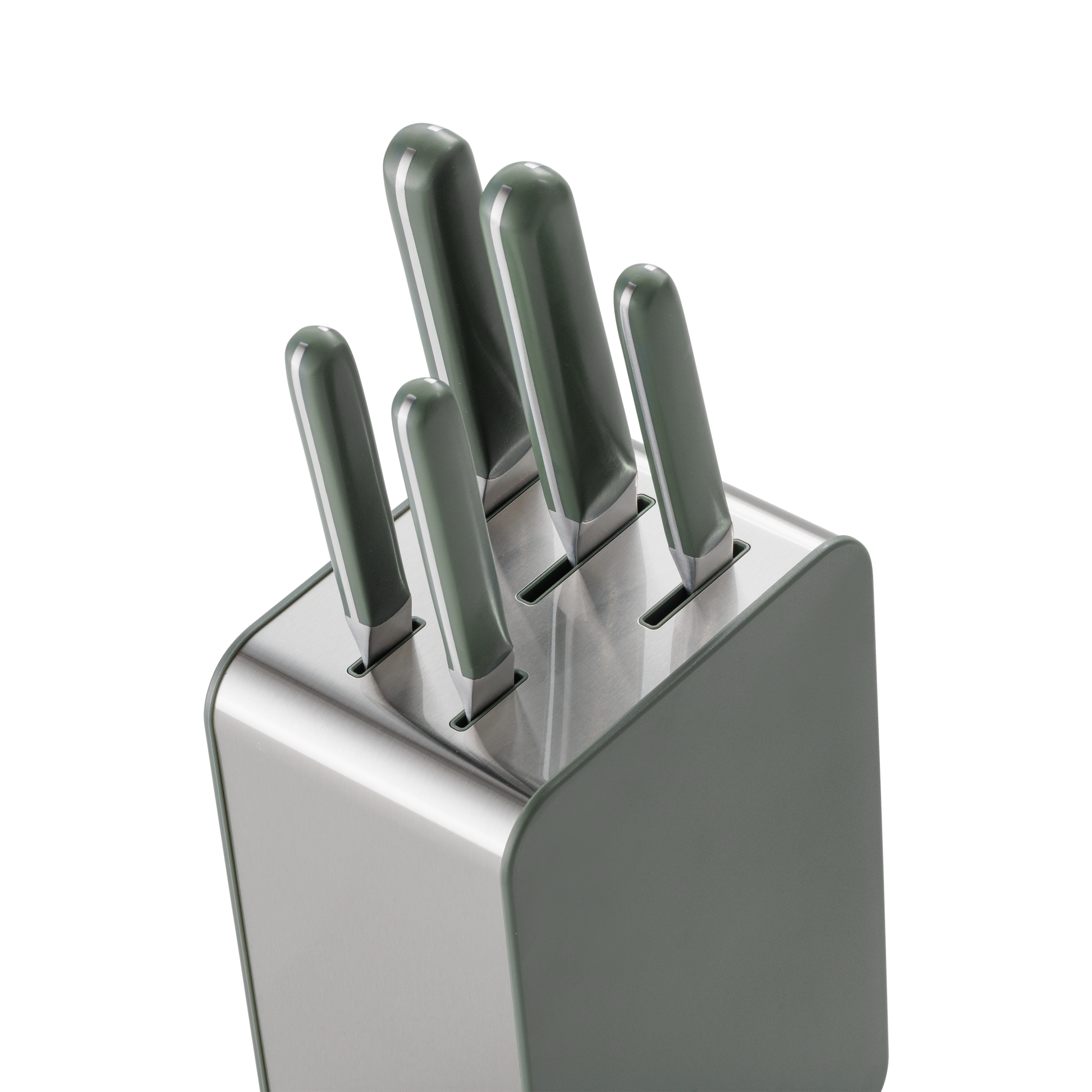 Elements-Knife-Block-set-6-piece-khaki-top