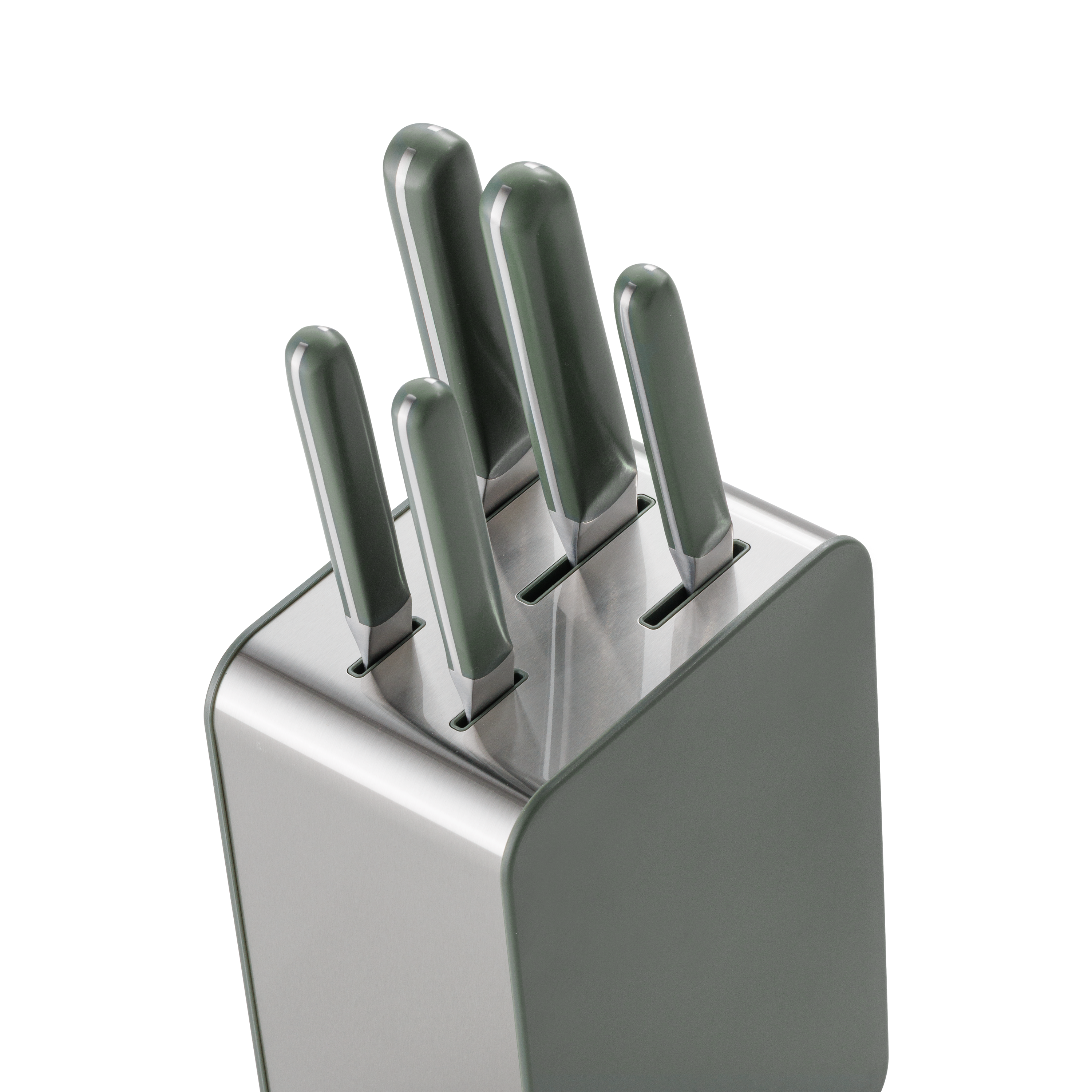 Elements-Knife-Block-set-6-piece-khaki-top