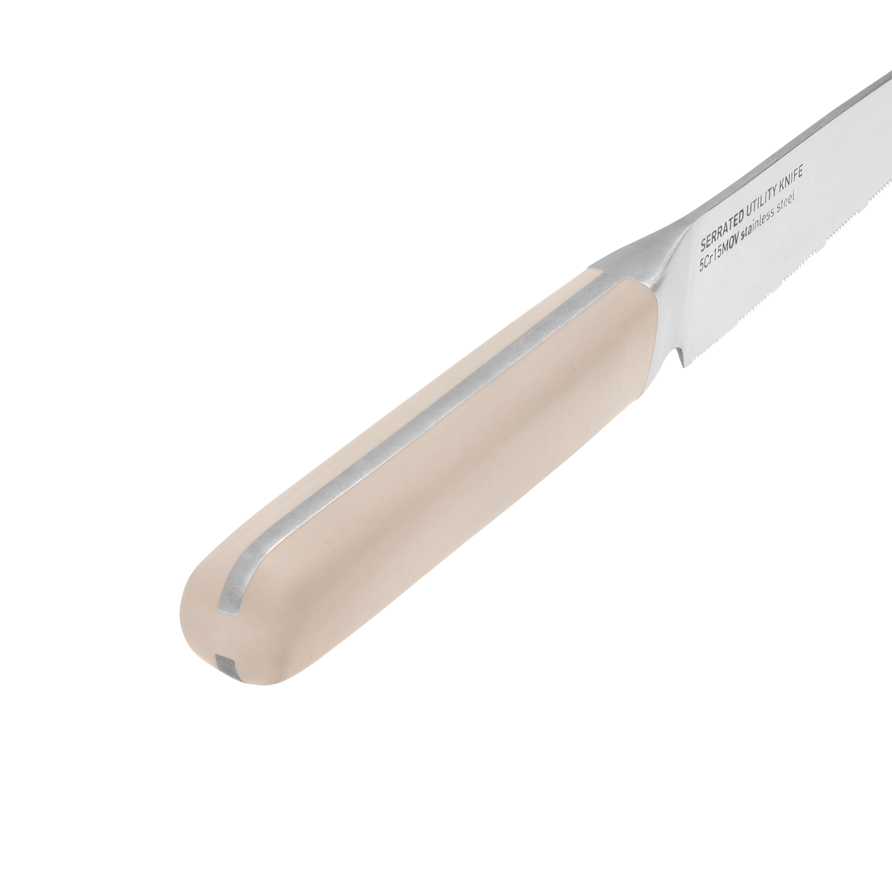 Elements-Serrated-Knife-11,5-cm-sand-handle