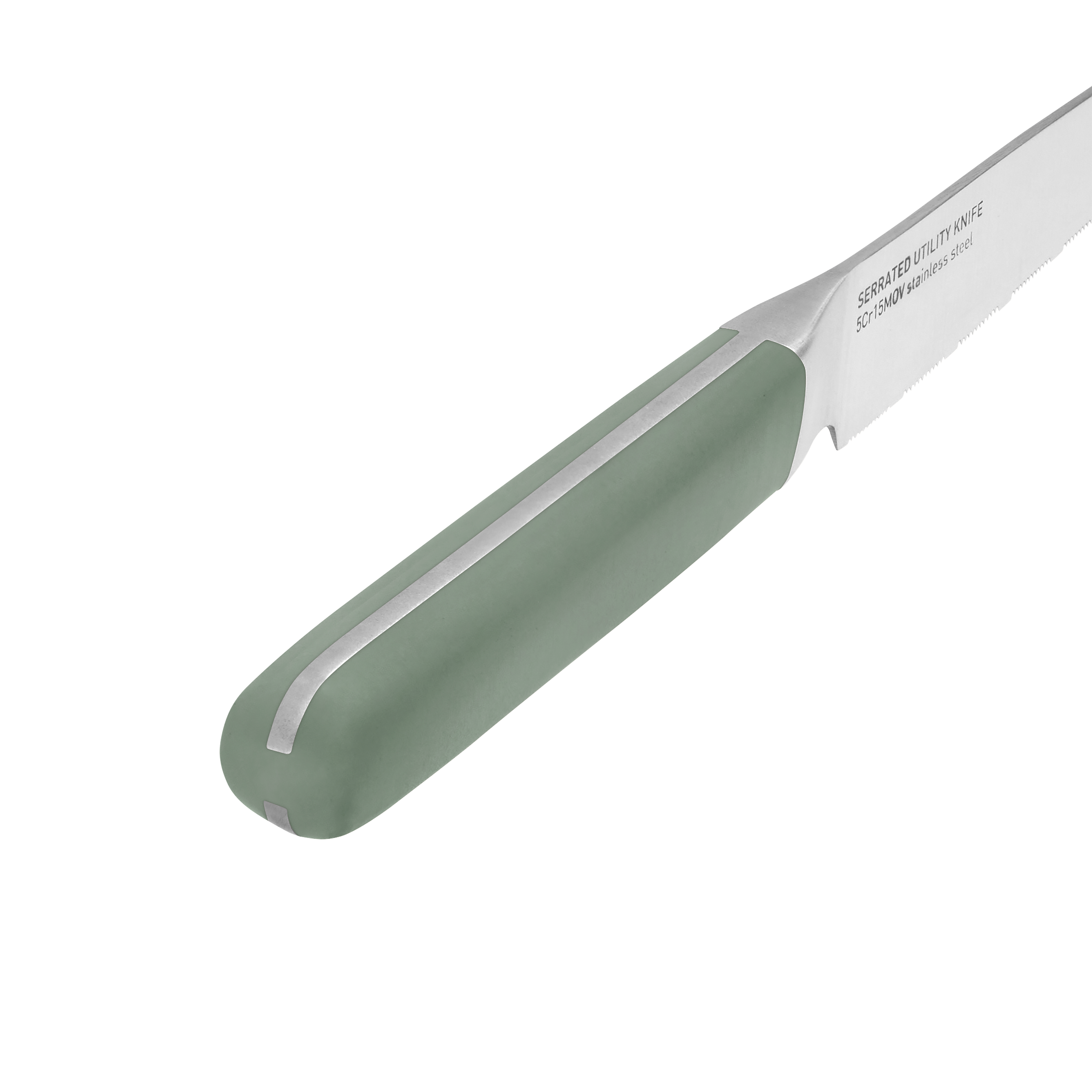 Elements-serrated-knife-11,5-cm-khaki-handle