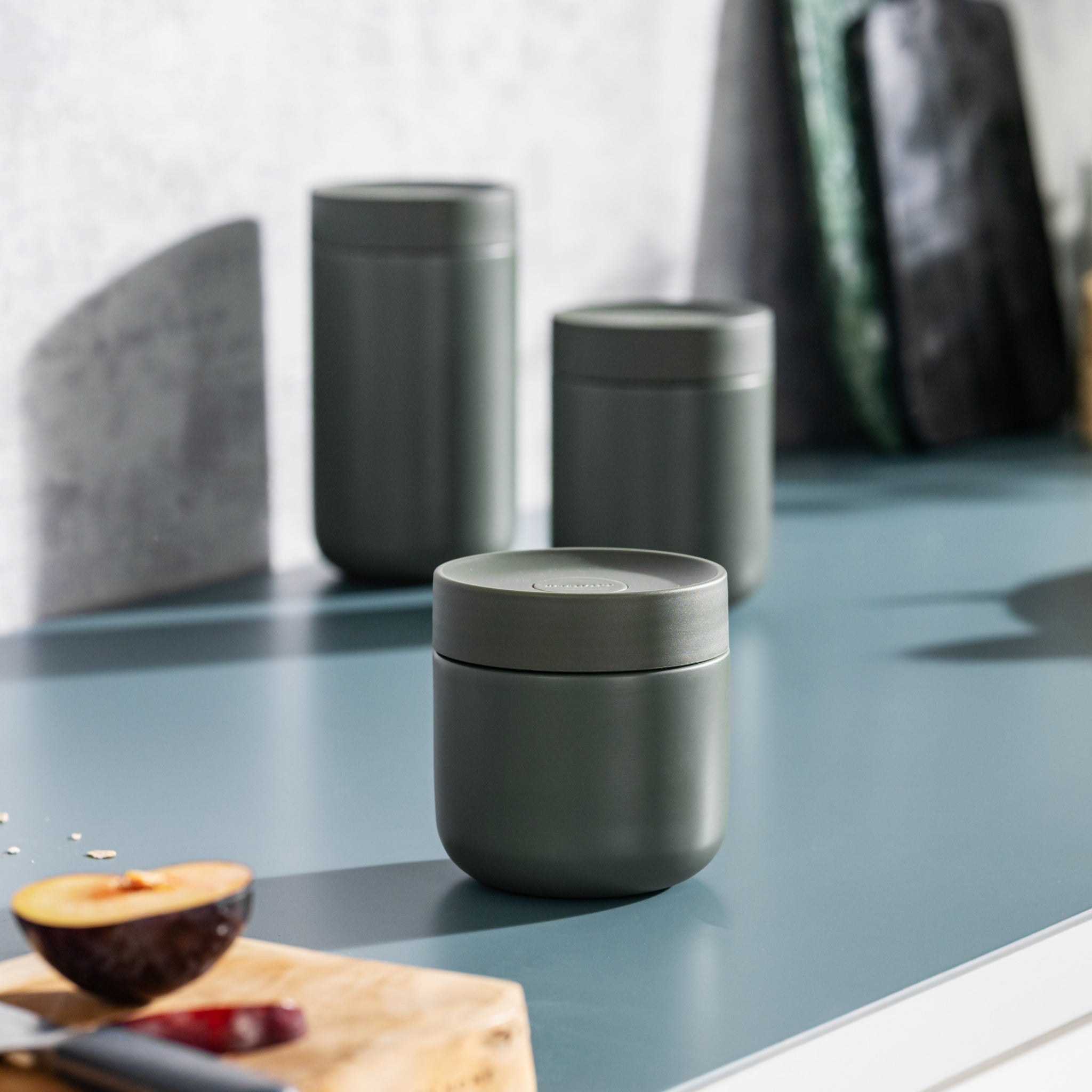 Nommie-small-snackable-food-jar-khaki-lifestyle