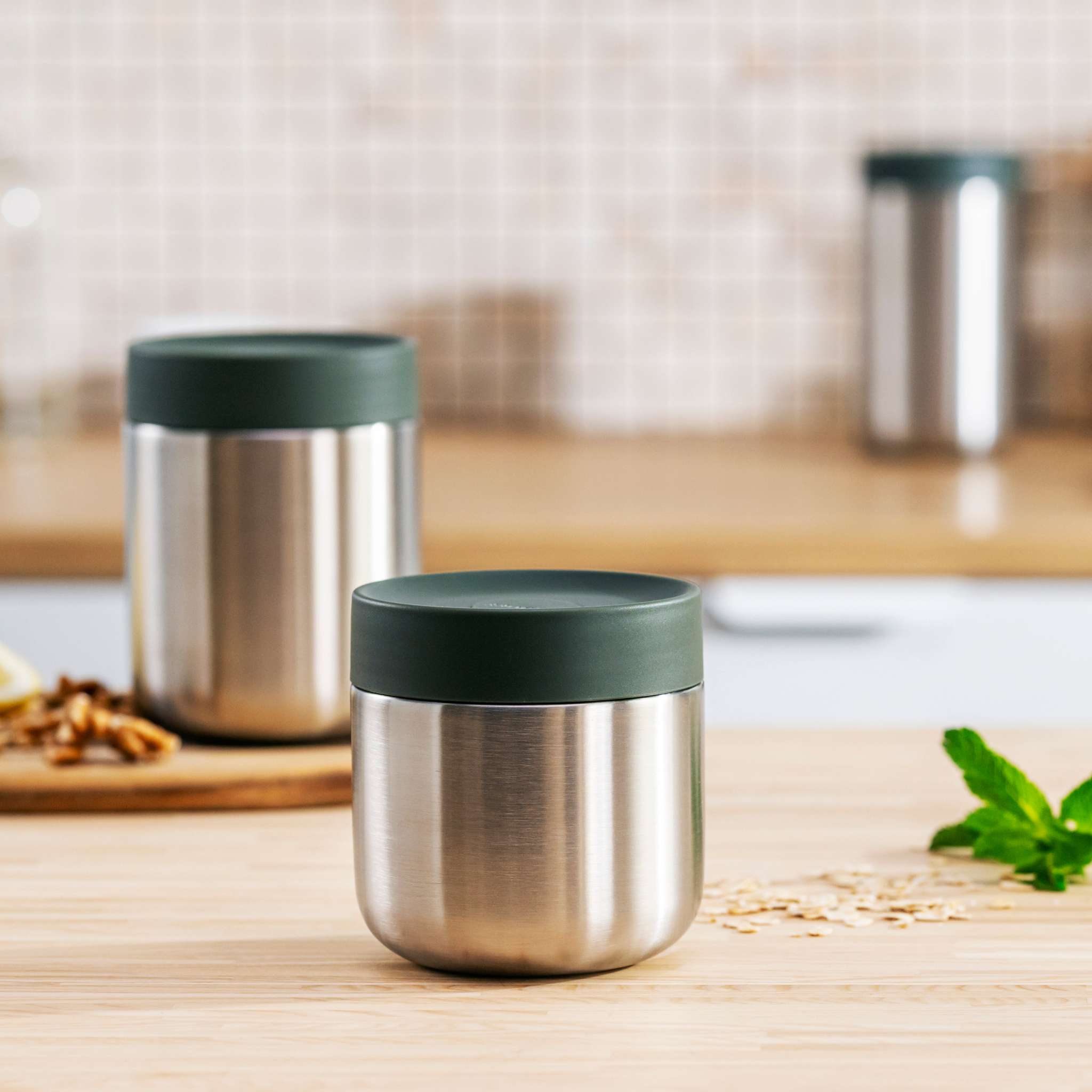 Insulated Food Jar 0.35L – Leakproof Stainless Steel Snack Jar