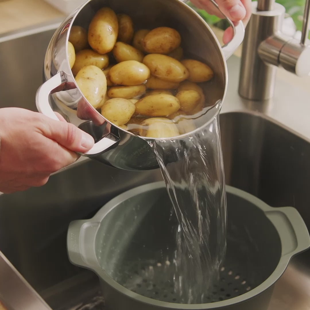 Load video: Colander-set-food-prep