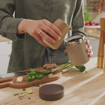 Insulated Food Jar 0.35L – Leakproof Stainless Steel Snack Jar