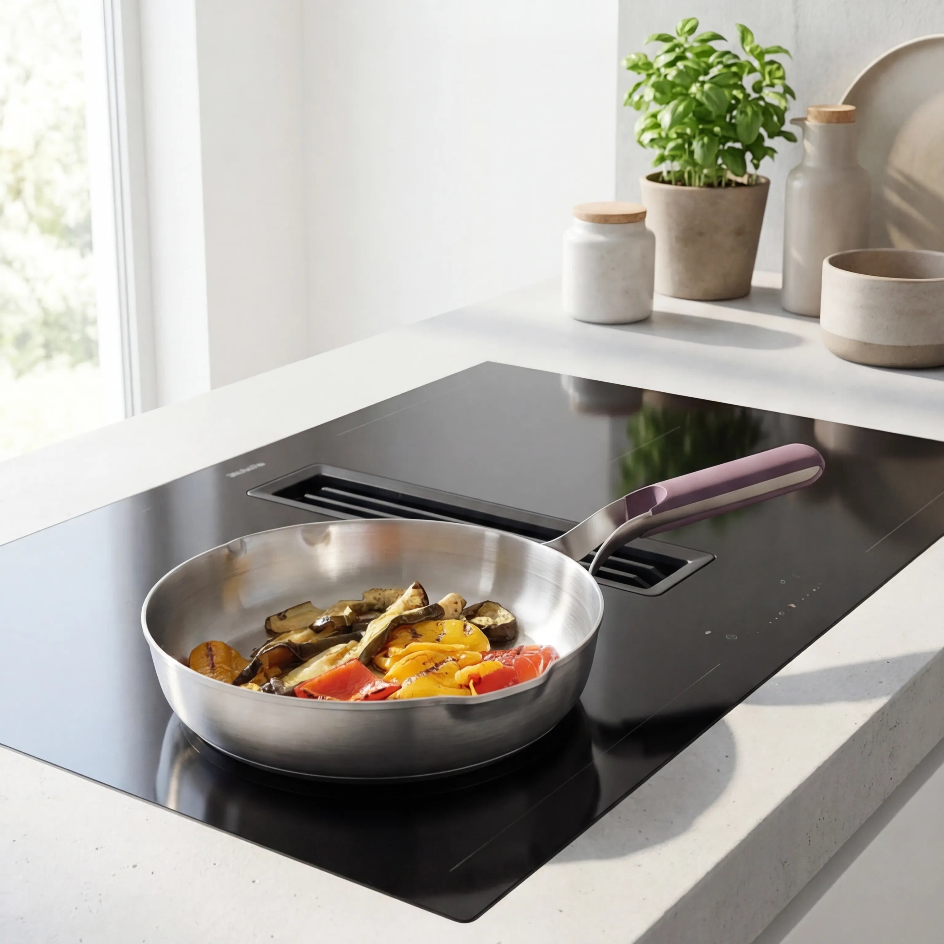 Cookware Set 7 Piece Stainless Steel Aubergine | BergHOFF Elements