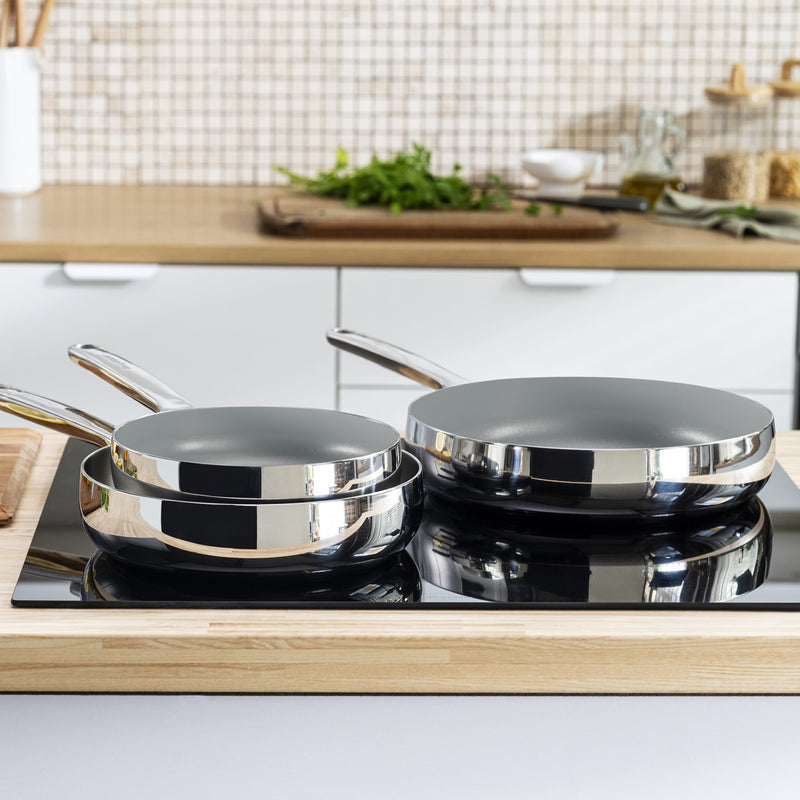 Belly - Trio de poêles à frire antiadhésives