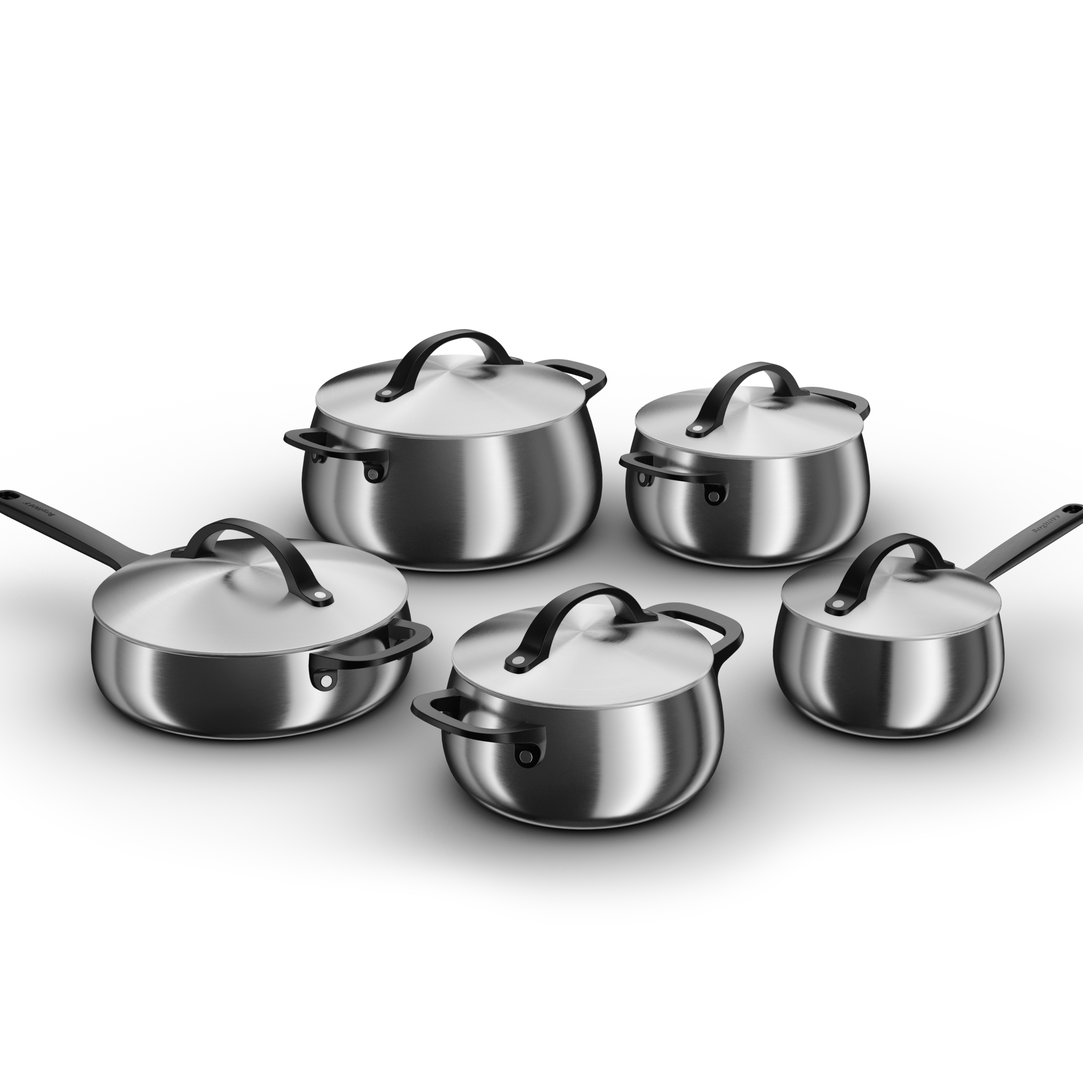 Belly-cookware-set-10-piece-stainless-steel-smokey-black