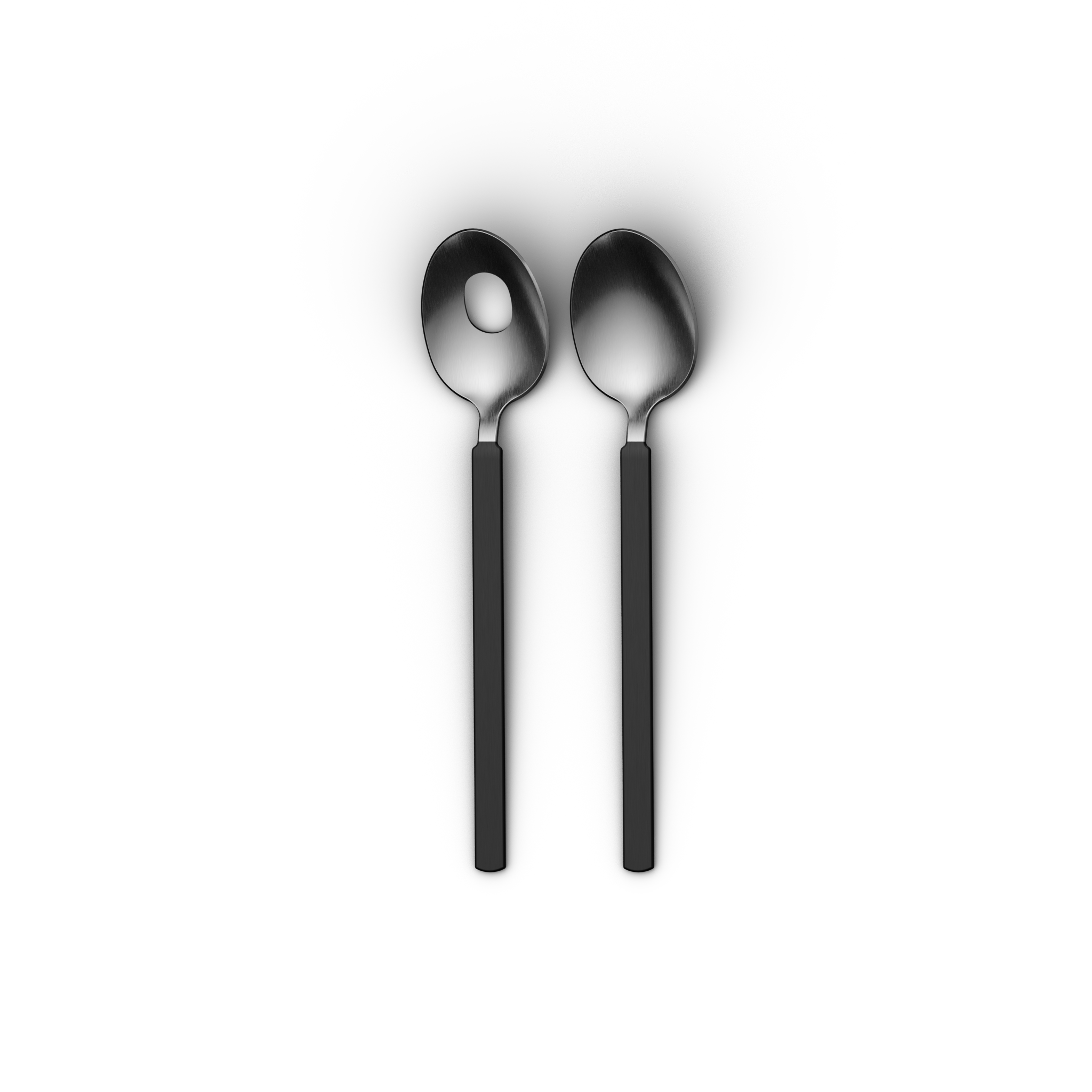 Salade-serveer-duo-rookzwart